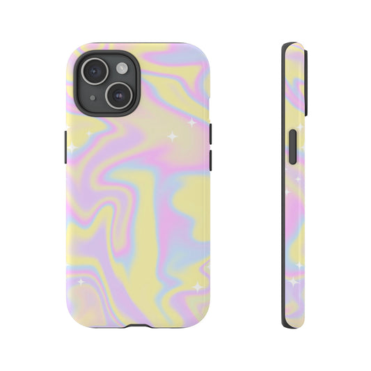 Holographic Yellow iPhone Case